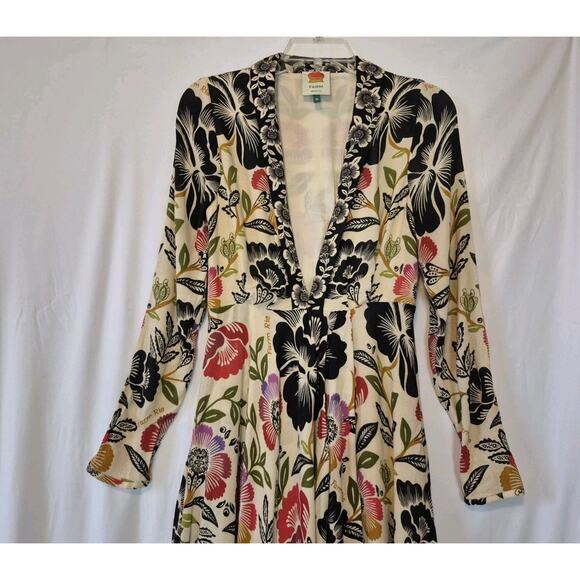 Anthropologie Farm Rio Meg Romantic Garden Maxi Dress XS - Picture 3 of 7